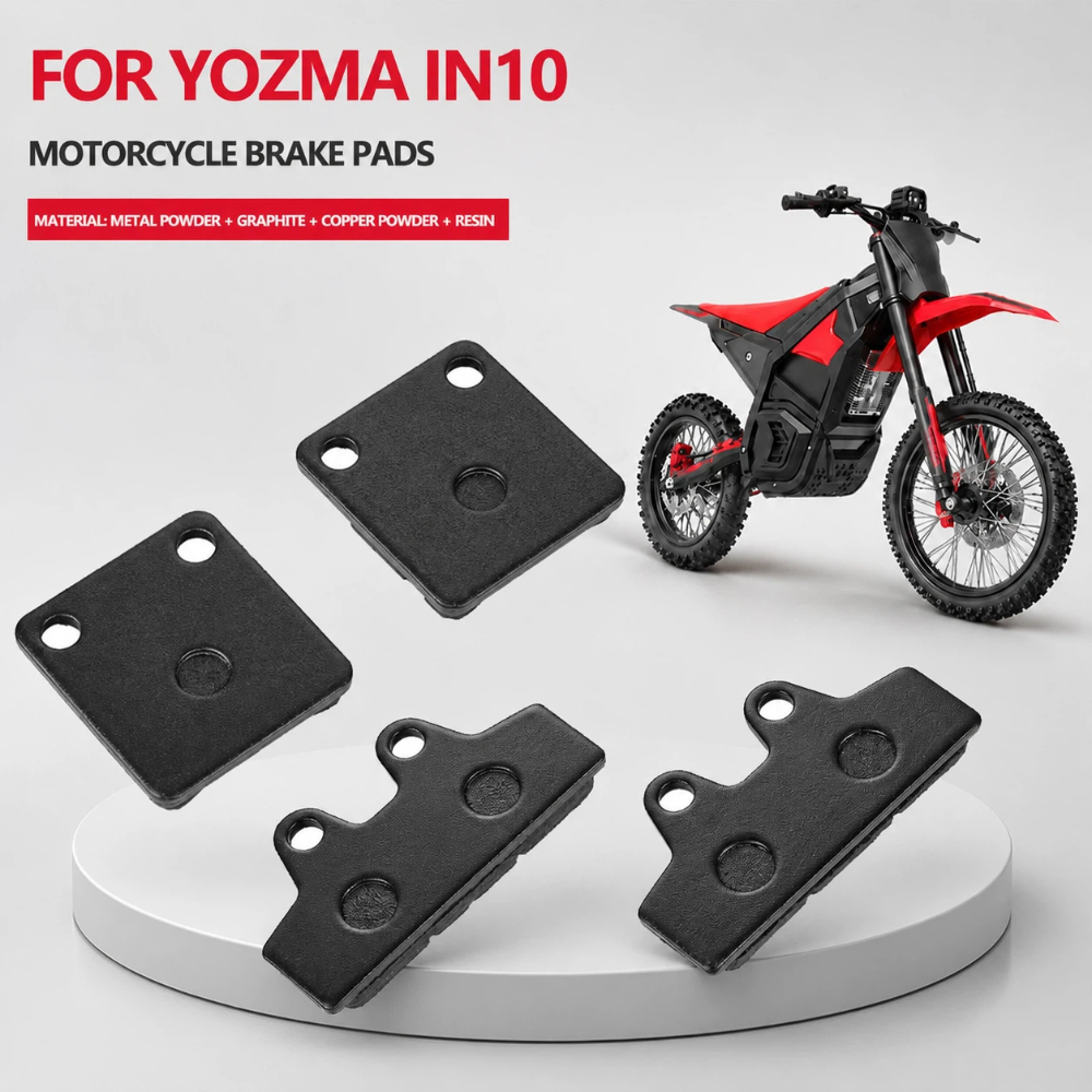 Brake Pads Bike - オートバイフロントリアブレーキパッドディスクヨズマ IN10 電動ダートバイクバイク銅焼結交換部品電動自転車