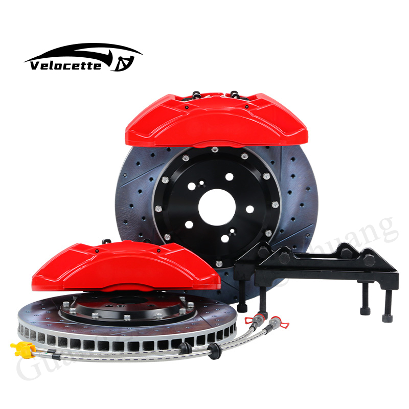 Brake Caliper - リフィットアップグレードブレーキキャリパーキットF55キャリパー4ピストンフロント355mmディスク17インチホイール車ブレーキシステム（ホンダシビック、トヨタ、BMW用）