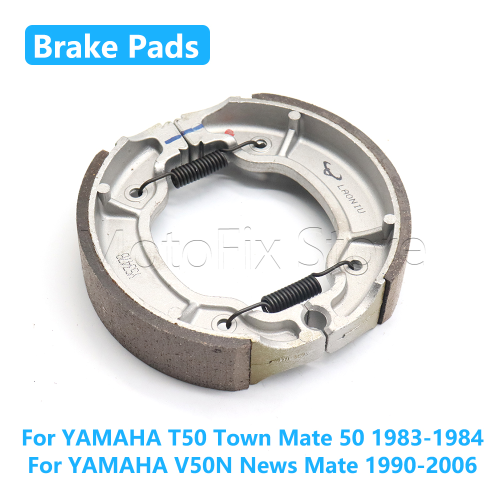 Motorcycle Brake Pads - オートバイアクセサリーオートバイフロントリアブレーキパッドブレーキシューヤマハ T50 50 V50N V80N T90D