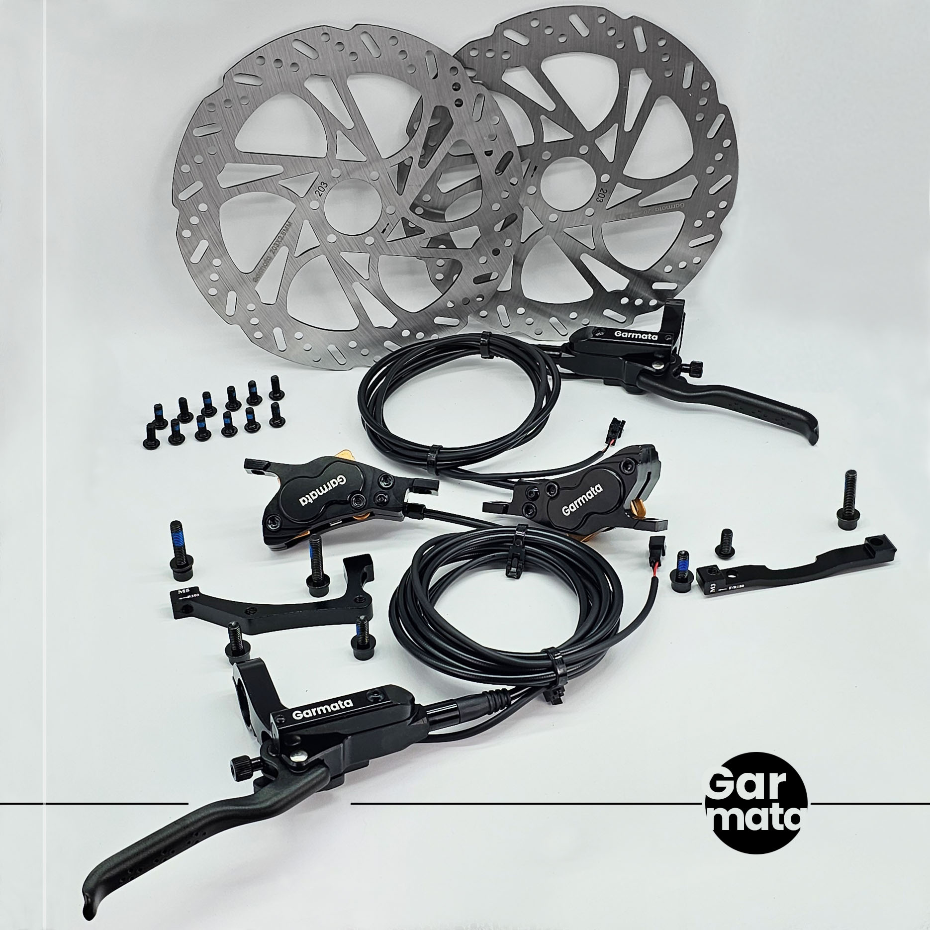 ガルマタ自転車オイルブレーキ UB1 CNC 4ピストン、F - Motorcycle Brake Pads のレビューと価格
