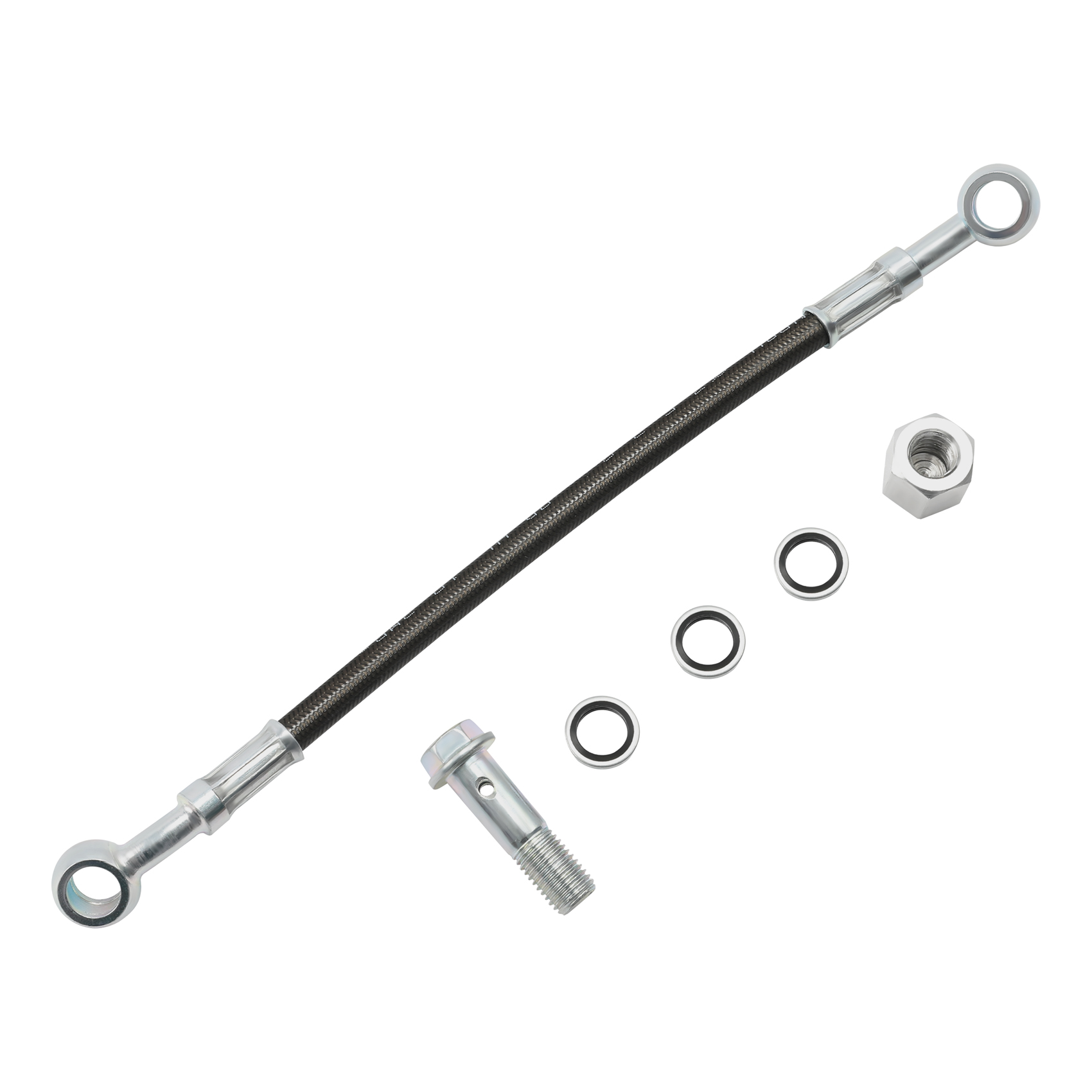 オートバイのブレーキホース用の延長コネクタ,ユニバーサルスペ - Brake Line Motorcycle のレビューと価格