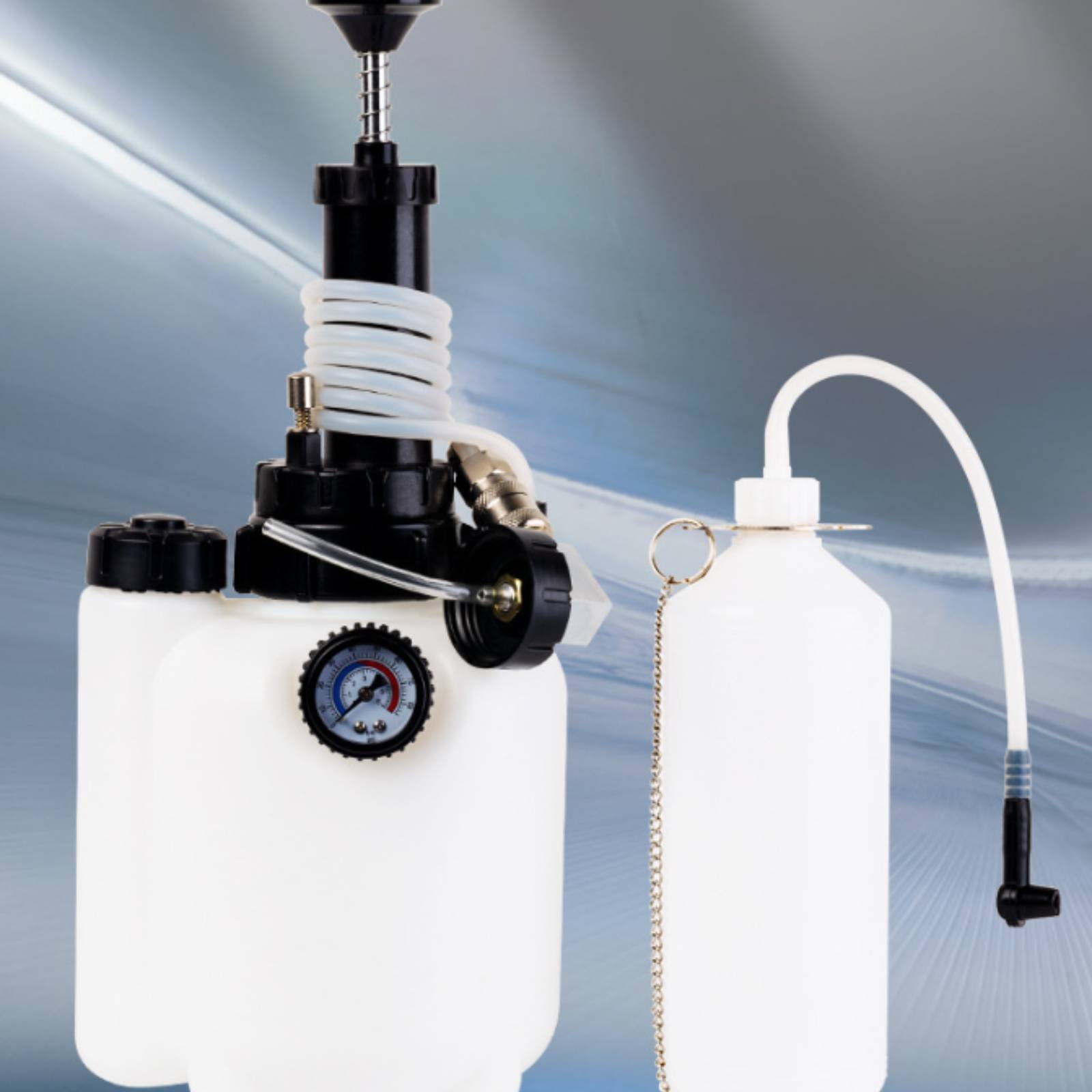 3L ブレーキ液ブリーダー圧力計車のブレーキ液交換機 PP  - Brake Fluid のレビューと価格