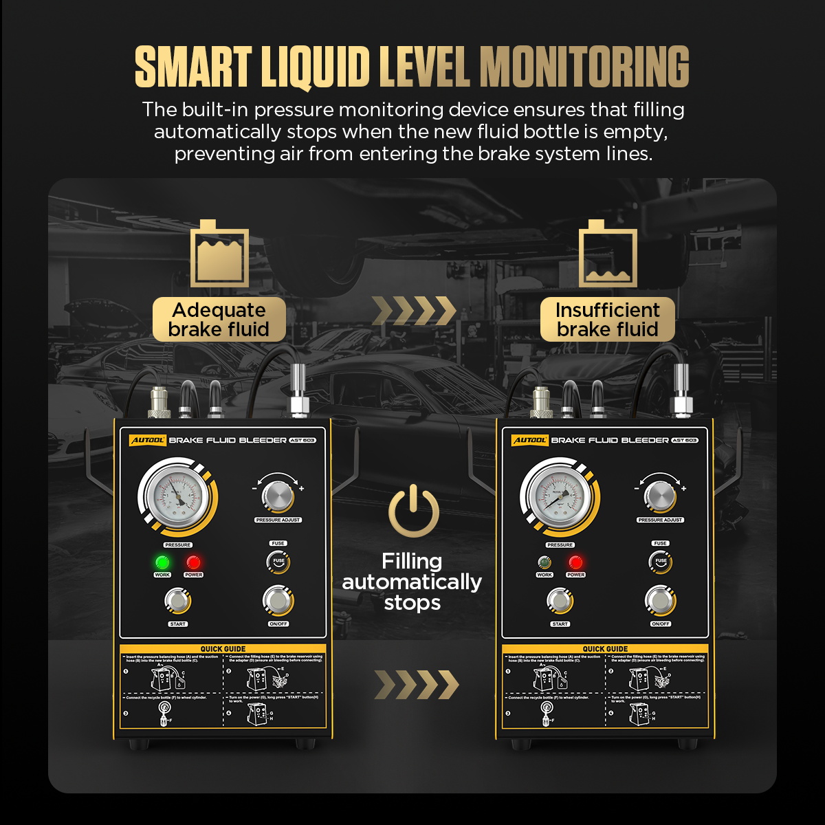 自動車ブレーキフルードブリーダー AUTOOL AST603 - Brake Fluid のレビューと価格