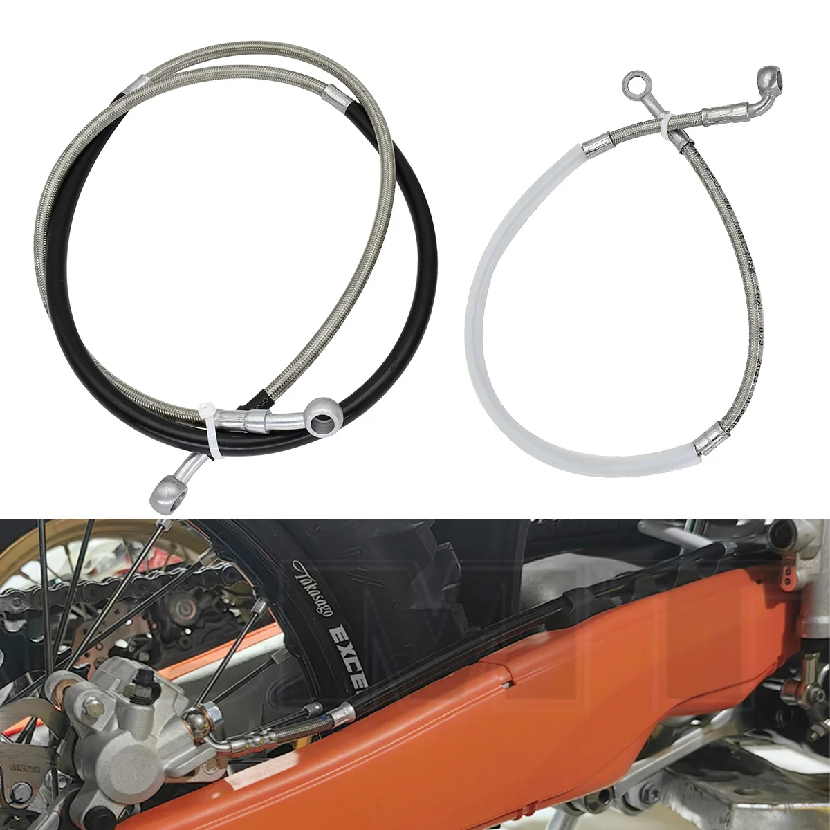 モーターサイクルフロントまたはリアブレーキオイルホース,12 - Motorcycle Brake Cable のレビューと価格