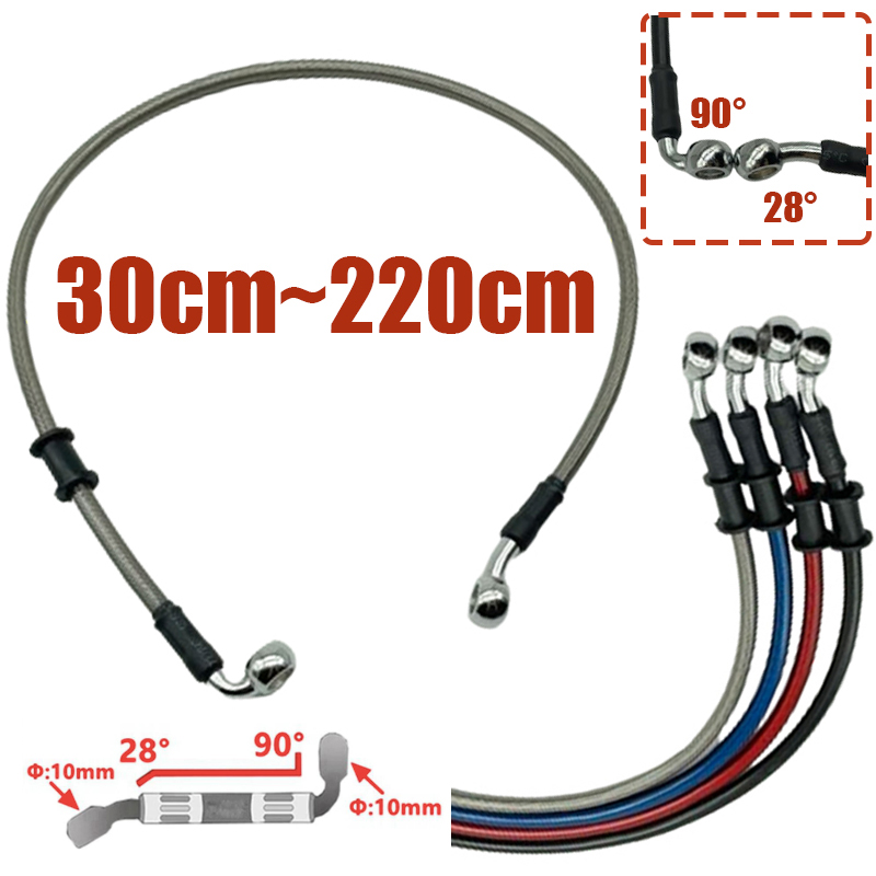 シルバー 30cm～220cm 28 ° -90 °   1 - Motorcycle Brake Cable のレビューと価格