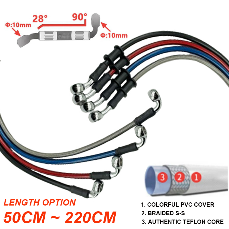 シルバー 30cm～220cm 28 ° -90 °   1 - Motorcycle Brake Cable のレビューと価格