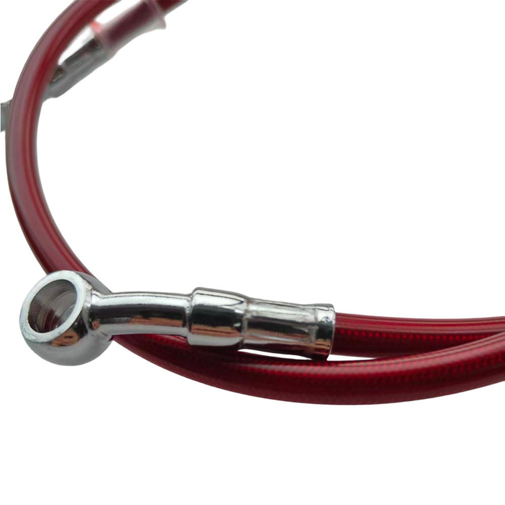 28-28 レッドユニバーサルオートバイ油圧ブレーキライン鋼 - Brake Line Motorcycle のレビューと価格